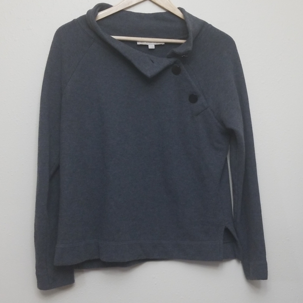 Loft Grey Pullover Sweater Size Medium